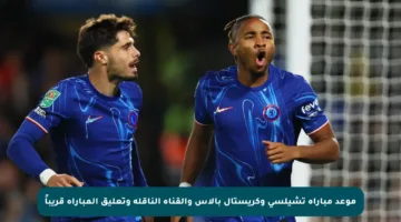 موعد مباراة تشيلسي وكريستال بالاس والقناة الناقلة وتعليق المباراة قريباً